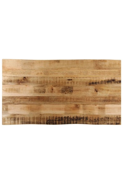 vidaxl Blat de masă contur 110x60x3,8 cm lemn masiv mango brut