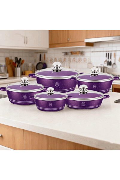 PRO Granite Non-Stick Cookware Set, 10 Pieces,