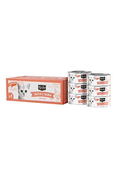Kit Cat - Deboned Toppers 6x50g Box - Chicken & Salmon