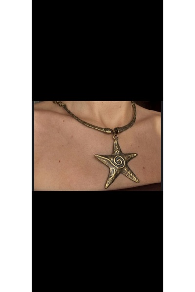 MİLALAZO قلادة حلزونية عتيقة