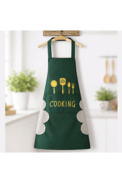 PriStyle Sort de Bucatarie cu Buzunar Mare si Imprimeu, Rezistent la Pete si ...