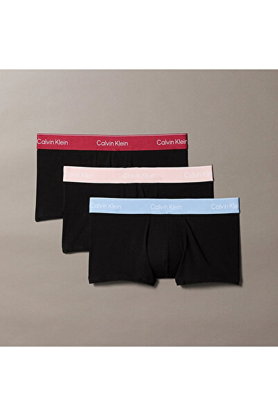 Calvin Klein Low Rise Erkek Siyah 3'lü Boxer