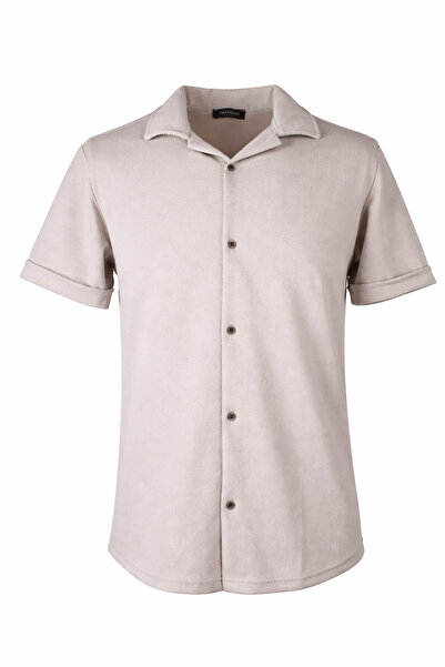 trender 26Yss9000032 Men's Shirt Corded Fabric
