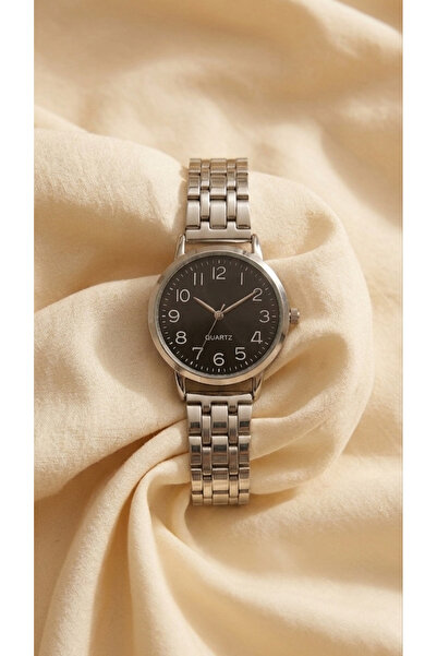 İnogge Black Dial Round Silver Color Premium Women's Watch Luxury 2026 Premiu...