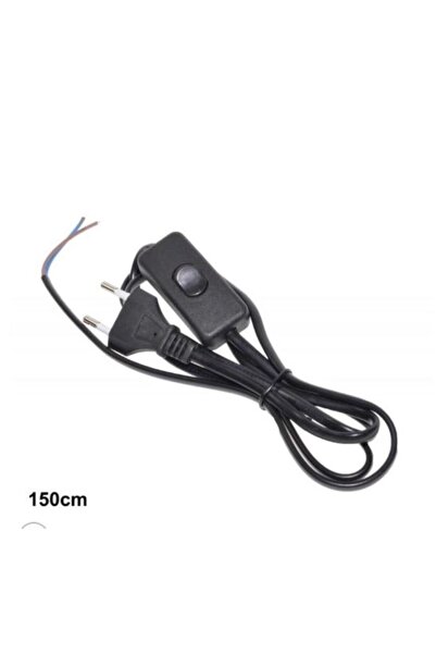 SimpluAcasa Cable with Plug and Switch Black 1.5M