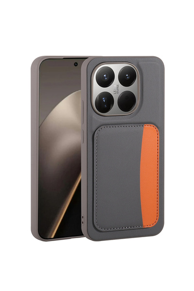 Başkenttekno Mi 15t Compatible Card Holder Faux Leather X-Kart Wallet Silicon...