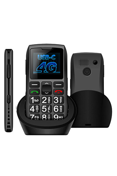 wirsen Mobile phone for seniors with SOS Button, 4G, Large Buttons, Radio, Fl...