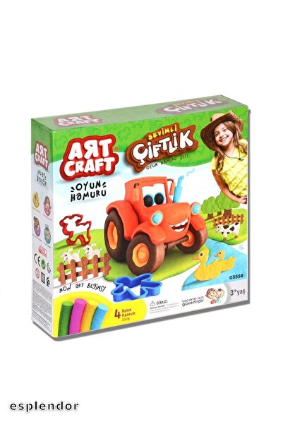 esplendor 4 Color Play Dough Set for Children 200Gr