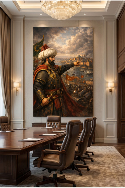 Lona Sanat Osvojavanje Fatih Sultana Mehmeta Istanbul Slika – Vođa koji vodi ...