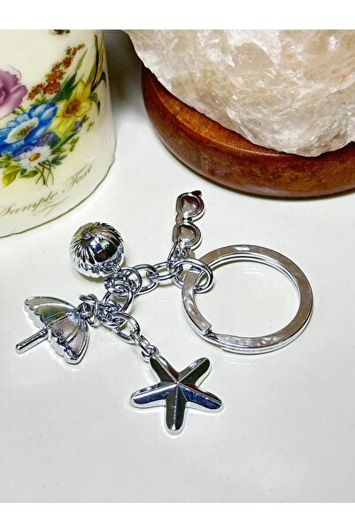 anahtarlık evreni Summer, Sea Theme Starfish, Beach Ball, Sunglasses, Umbrell...