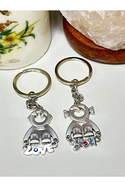 anahtarlık evreni Love & You Themed Children's Design Hanging Metal Keychain