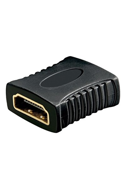 OEM HDMI female-female adapter, gold-plated contacts, black