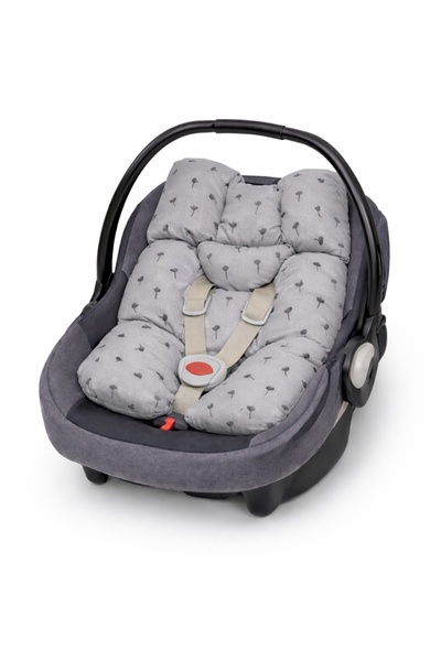 Pure Boutique Gray stroller reducer cushion universal baby head support body ...