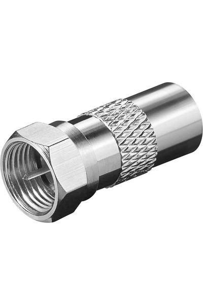 OEM Adaptor mufa cablu coaxial tata TV - F tata din cupru Goobay