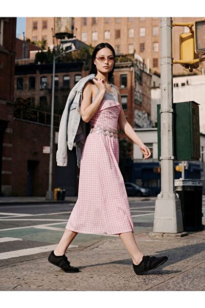 LC Waikiki XSIDE Γυναικείο Τζιν Μπουφάν με Γιακά Πουκάμισου