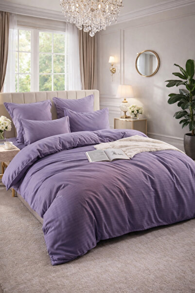 Casa Pucioasa 6-Piece Damask Bedding Set with Elastic, Casa Pucioasa, Fine Da...