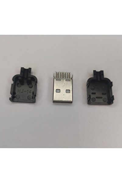 OEM Mufa tata USB TIP A 2.0 pe cablu carcasa slim plastic