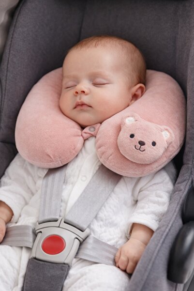 Pure Boutique Baby neck pillow travel baby head support for car seat stroller...