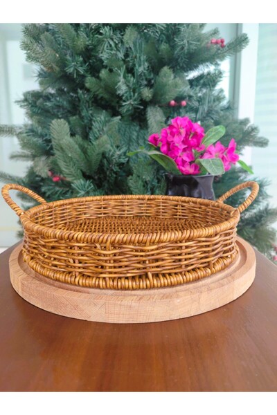 Madame Coco Mai Naturel Small Tray - 25 cm