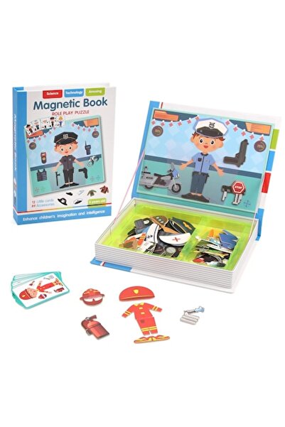 TEONA CONCEPT Carte magnetică educativă - Profesii/Puzzle și Joc de rol