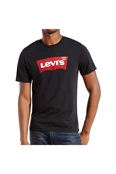Levis ΛΕΒΙΣ ®   HM Μπλουζάκι με σχέδιο στο λαιμό HM Μαύρο XL