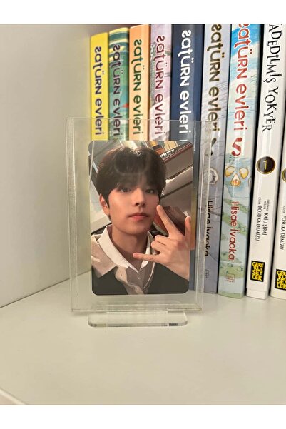 Hara Company Şeffaf Akrilik Photocard Holder Stand ( 9.5 x 7.5 cm )