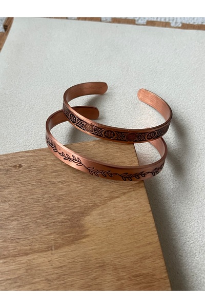 Rupen Kraft 2 Piece Copper Combination Bracelet 100% Copper Bracelet Handmade...