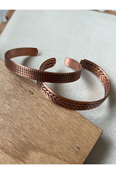 Rupen Kraft 2 Piece Copper Combination Bracelet 100% Copper Bracelet Handmade...