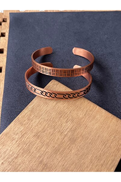Rupen Kraft 2 Piece Copper Combination Bracelet 100% Copper Bracelet Handmade...