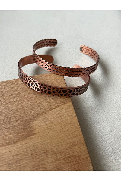 Rupen Kraft 2 Piece Copper Combination Bracelet 100% Copper Bracelet Handmade...