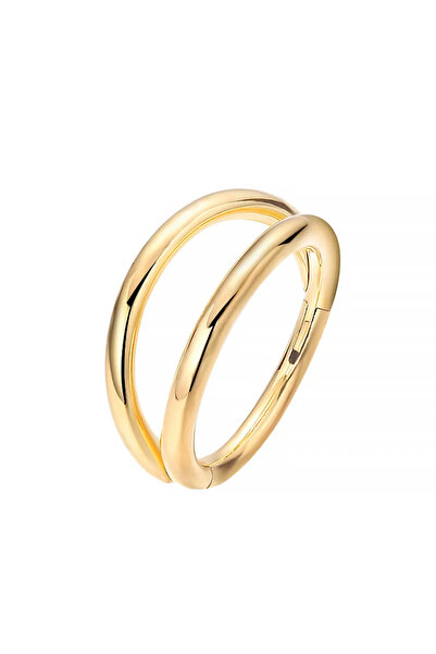 Choice14 1.2X8mm gold Double Septum Rings Nose Rings Hoops Cartilage Hoop Ear...