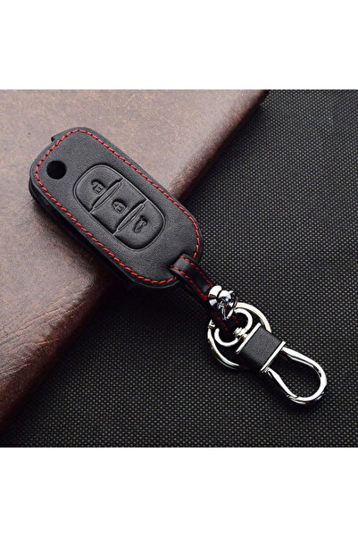 Renault Husă din piele pentru chei Dacia Duster Sandero Symbol Twingo Captur ...