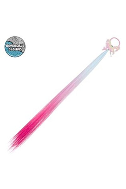 SHOPIENS Elastic de păr cu fluture din paiete curcubeu