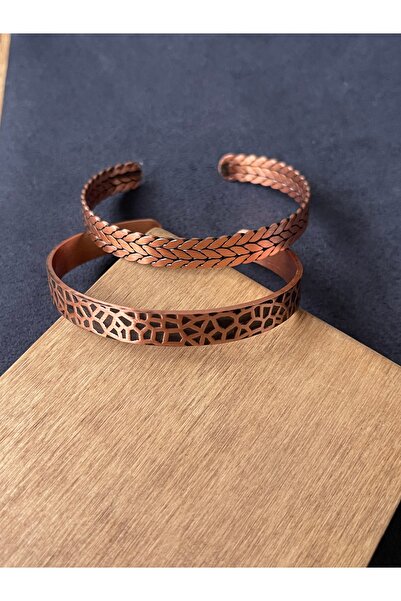 Rupen Kraft 2 Piece Copper Combination Bracelet 100% Copper Bracelet Handmade...