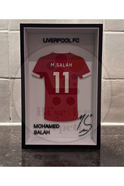 Bi'şeyler Sepeti Mohamed Salah Liverpool FC - Forma İmzalı Çerçeve Hediyelik ...