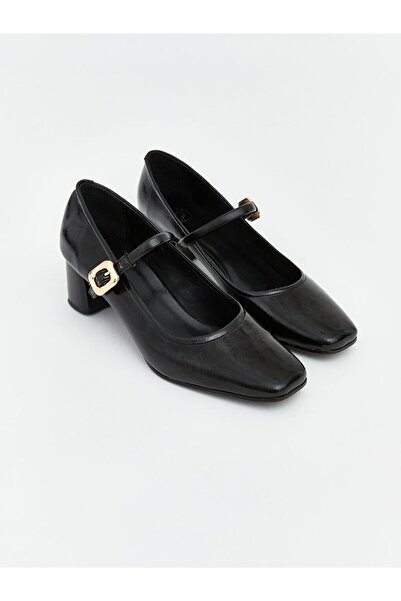 LC Waikiki Γυναικεία παπούτσια με τακούνι LCW STEPS με λουράκια και ανοιχτή μύτη