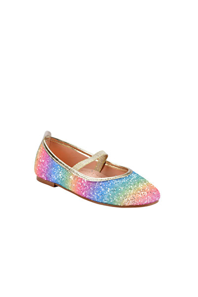 Chica Magica Işıltılı Simli Kız Rainbow Renkli Çocuk Babet Lastikli