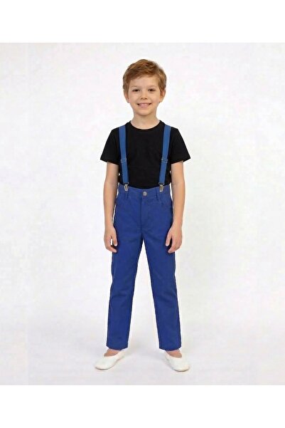 NACAR STORE Boy's 23 April 29 October Outfit Black Round Neck T-Shirt-Sax Blu...