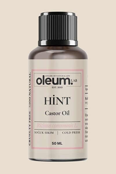 Oleum Lab Castor Oil 50 ml 100% Pure & Therapeutic Effective