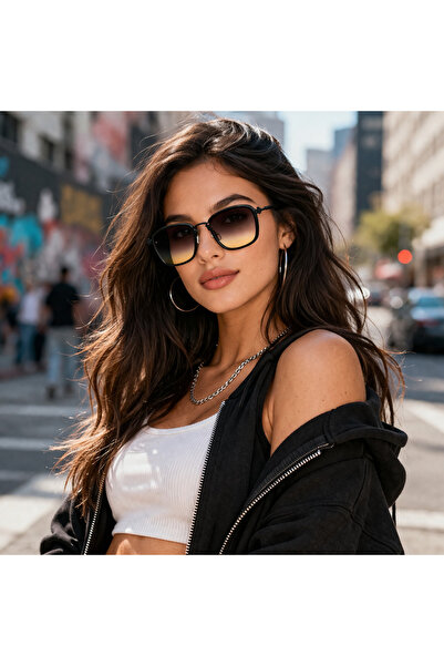 Tisaati Sokak Stil Modern Model Lüks Seri Street Vision Serisi UV400 Korumalı...