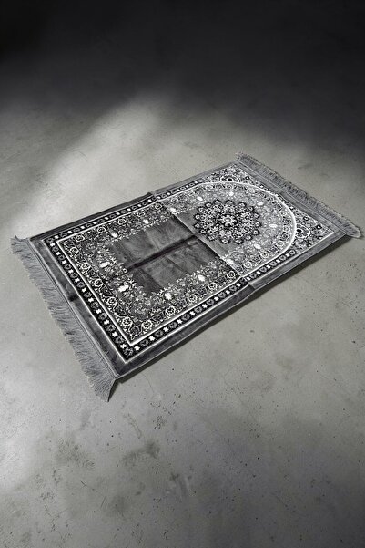 RAVZA HOME Acrylic Gray Praying Mat