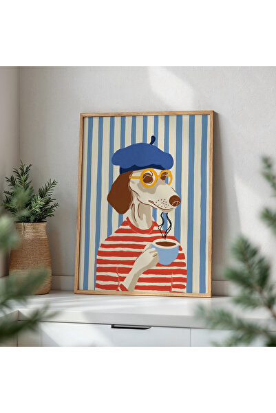 Creatick Design Kahve Köşesi Dekoratif Ahşap Çerçeveli Tablo Kahve Kafe Mutfa...