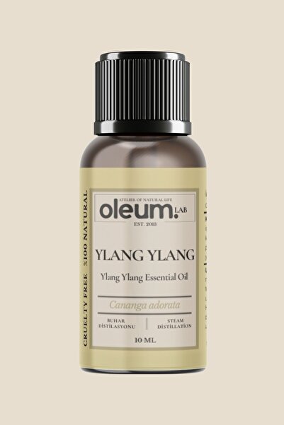 Oleum Lab زيت يلانج يلانج العطري 10 مل نقي 100% وفعال علاجيًا