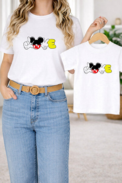 LORVEX Μπλουζάκι Mother Daughter Combination Oversize – Μπλουζάκι με στάμπα M...