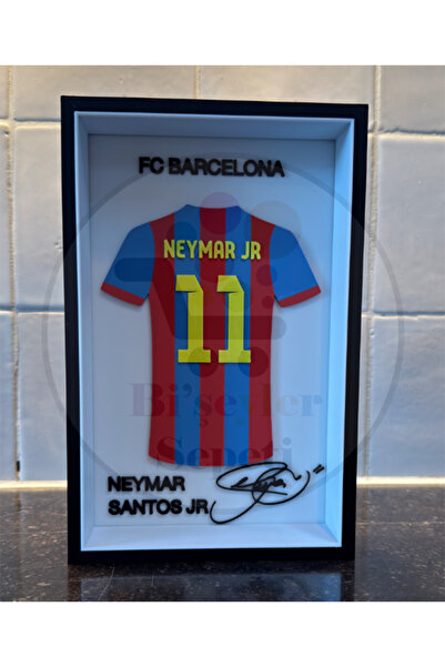 Bi'şeyler Sepeti Neymar JR - FC Barcelona - Forma İmzalı Çerçeve Hediyelik 14...