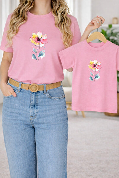 LORVEX Μπλουζάκι Mother Daughter Combination Oversize – Μπλουζάκι με στάμπα M...