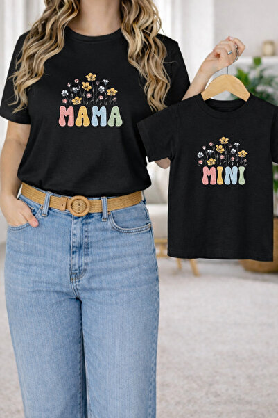 LORVEX Μπλουζάκι Mother Daughter Combination Oversize – Μπλουζάκι με στάμπα M...