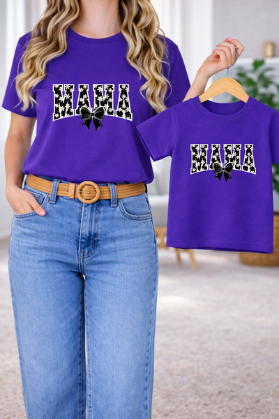 LORVEX Μπλουζάκι Mother Daughter Combination Oversize – Μπλουζάκι με στάμπα M...