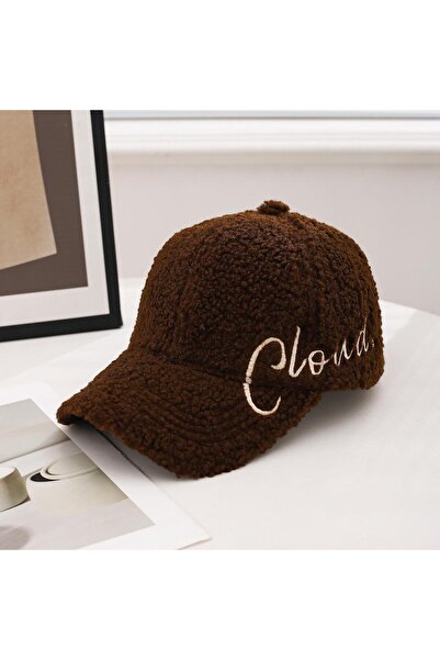 valkyrie Plush Hat Women Men Unisex Winter Hat Cloud Embroidered Adjustable B...