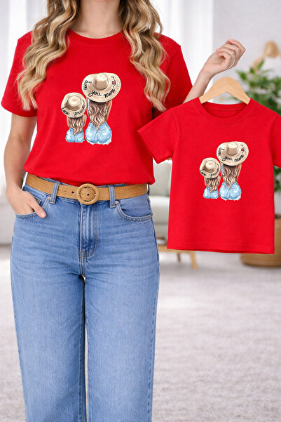 LORVEX Μπλουζάκι Mother Daughter Combination Oversize – Μπλουζάκι με στάμπα M...